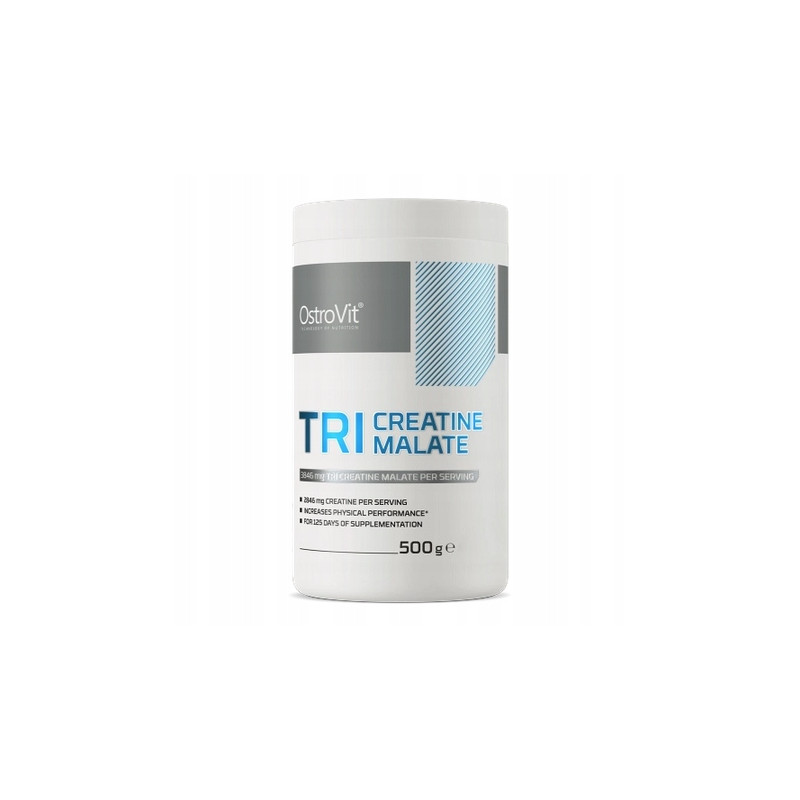 OSTROVIT TRI-CREATINE MALATE KREATYNA JABŁCZAN KREATYNY TCM 500g naturalny