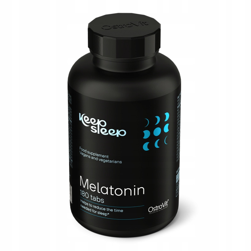 OstroVit Keep Sleep Melatonina 180 tabletek ZDROWY SEN SPOKÓJ REGENERACJA