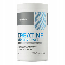 OSTROVIT MONOHYDRAT KREATYNY CREATINE MONO 500g SIŁA MASA MOC POMPA LEMON