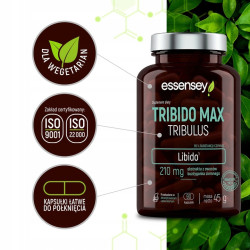 TRIBIDO MAX LIBIDO TESTOSTERON POTENCJA SEX TRIBULUS 95%