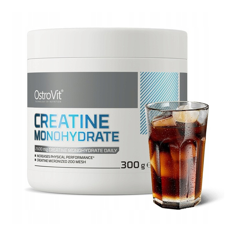 OstroVit Monohydrat Kreatyny 300 g CREATINE SIŁA MOC SPORT - cola