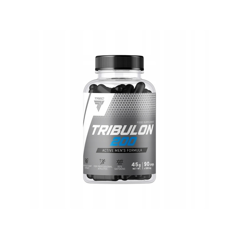 TREC TRIBULON 200 90cap TESTOSTERON LIBIDO STRES TRIBULUS CYNK WITAMINY B6