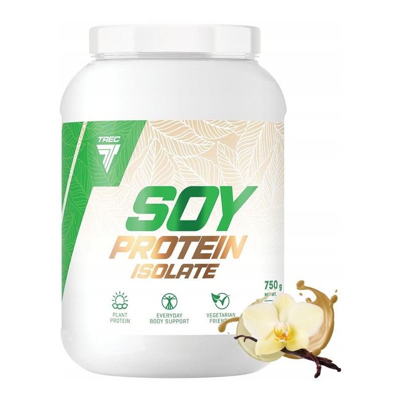 TREC SOY PROTEIN 750g BIAŁKO SOJOWE WPI WEGE AMINOKWASY BCAA EAA KARNITYNA