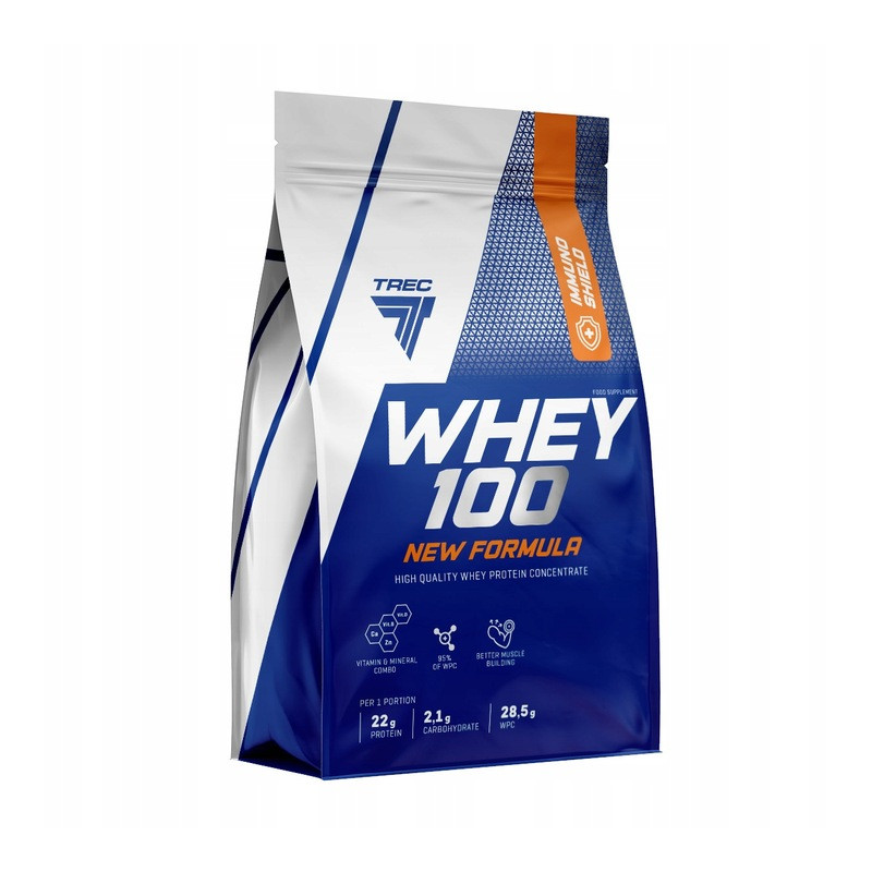 TREC WHEY 100 NEW FORMULA 700g BIAŁKO WPC PROTEIN BCAA EAA GLUTAMINA WPI TREC WHEY 100 NEW FORMULA 700g BIAŁKO WPC PROTEIN BCAA EAA GLUTAMINA WPI