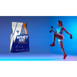 TREC WHEY 100 NEW FORMULA 700g BIAŁKO WPC PROTEIN BCAA EAA GLUTAMINA WPI