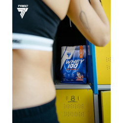 TREC WHEY 100 NEW FORMULA 700g BIAŁKO WPC PROTEIN BCAA EAA GLUTAMINA WPI