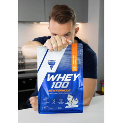 TREC WHEY 100 NEW FORMULA 700g BIAŁKO WPC PROTEIN BCAA EAA GLUTAMINA WPI