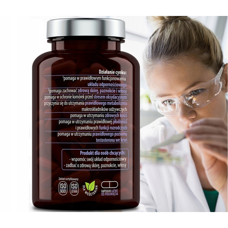 ESSENSEY CYNK ORGANICZNY 120caps TESTOSTERON ODPORNOŚĆ WŁOSY SKÓRA LIBIDO ESSENSEY CYNK ORGANICZNY 120caps TESTOSTERON ODPORNOŚĆ WŁOSY SKÓRA LIBIDO