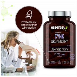 ESSENSEY CYNK ORGANICZNY 120caps TESTOSTERON ODPORNOŚĆ WŁOSY SKÓRA LIBIDO ESSENSEY CYNK ORGANICZNY 120caps TESTOSTERON ODPORNOŚĆ WŁOSY SKÓRA LIBIDO