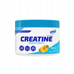 6PAK Nutrition Creatine Monohydrate 300g Kreatyna Siła Masa Pompa Witaminy
