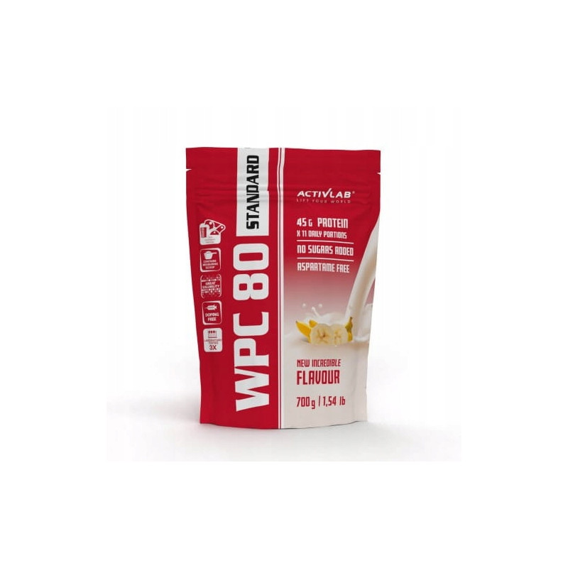 ACTIVLAB WPC 80 Standard 700g BIAŁKO WHEY PROTEIN MASA SIŁA AMINOKWASY ACTIVLAB WPC 80 Standard 700g BIAŁKO WHEY PROTEIN MASA SIŁA AMINOKWASY