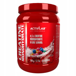 ACTIVLAB CREATINE MONOHYDRATE 500g MONO SIŁA SUCHA MASA POMPA WYTRZYMAŁOŚĆ