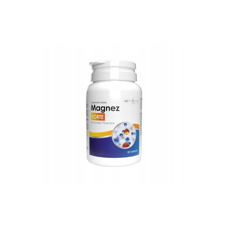 ACTIVLAB PHARMA MAGNEZ FORTE 60 tabletek WITAMINA B6 ZMĘCZNIE REGENERACJA