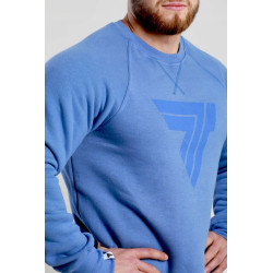 Trec Męska Bluza SWEATSHIRT 008 90% BAWEŁNA 10% POLIESTER - DARK-BLUE L