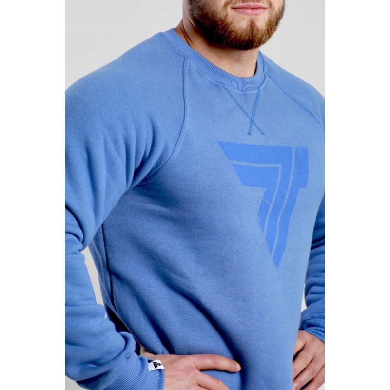 Trec Męska Bluza SWEATSHIRT 008 90% BAWEŁNA 10% POLIESTER - DARK-BLUE L