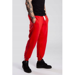 TREC WEAR SPODNIE DRESOWE PANTS RED IDEALNE NA TRENING WYGODNE WYTRZYMAŁE