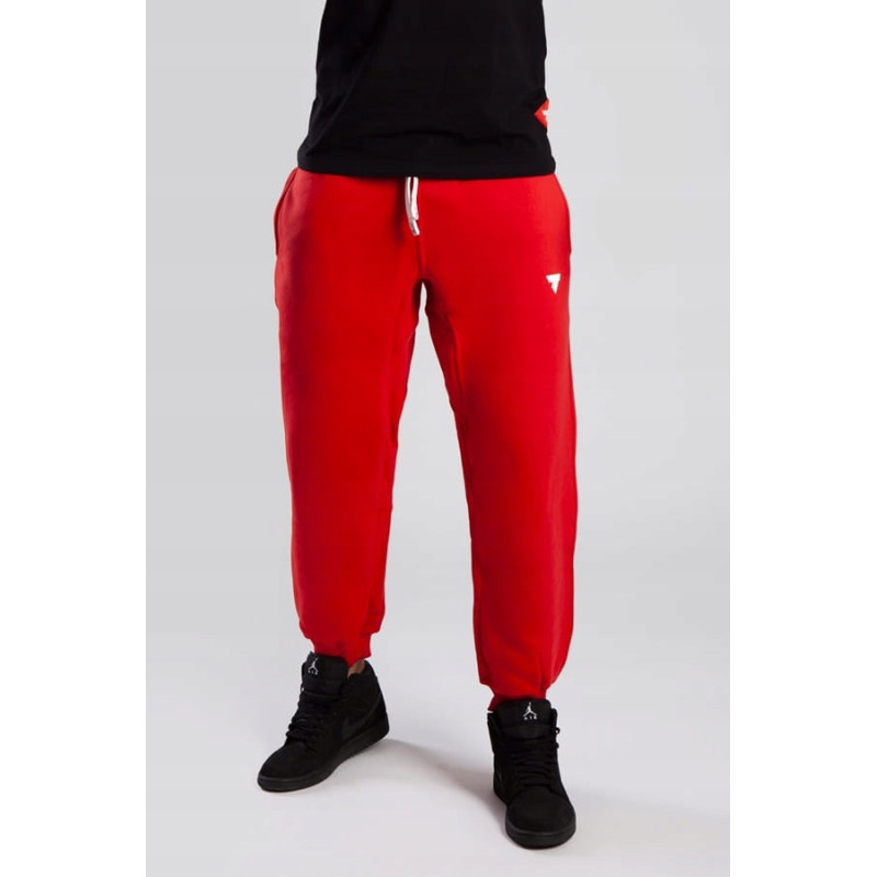 TREC WEAR SPODNIE DRESOWE PANTS RED IDEALNE NA TRENING WYGODNE WYTRZYMAŁE TREC WEAR SPODNIE DRESOWE PANTS RED IDEALNE NA TRENING WYGODNE WYTRZYMAŁE