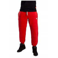 TREC WEAR SPODNIE DRESOWE PANTS RED IDEALNE NA TRENING WYGODNE WYTRZYMAŁE TREC WEAR SPODNIE DRESOWE PANTS RED IDEALNE NA TRENING WYGODNE WYTRZYMAŁE