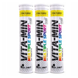 Vita-Min Multiple Sport Effer WITAMINY MINERAŁY MAGNEZ B6 - 3x 20 tab