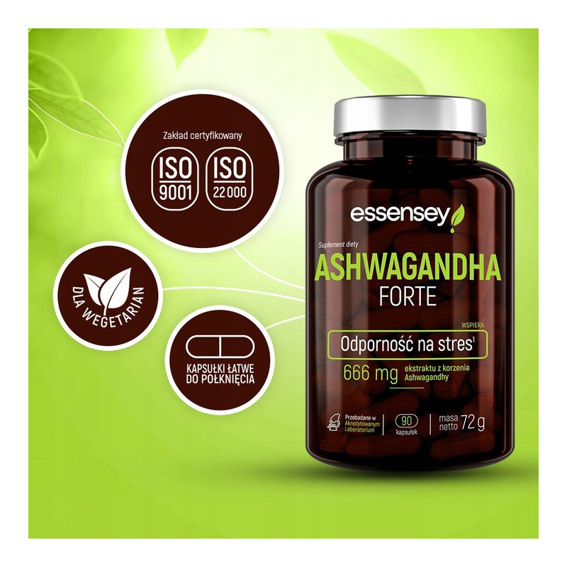 ESSENSEY ASHWAGANDHA FORTE STRES SEN RELAKS