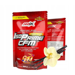 AMIX ISOPRIME CFM 500g BIAŁKO WPI IZOLAT PROTEIN PROTEINY WITAMINY BCAA