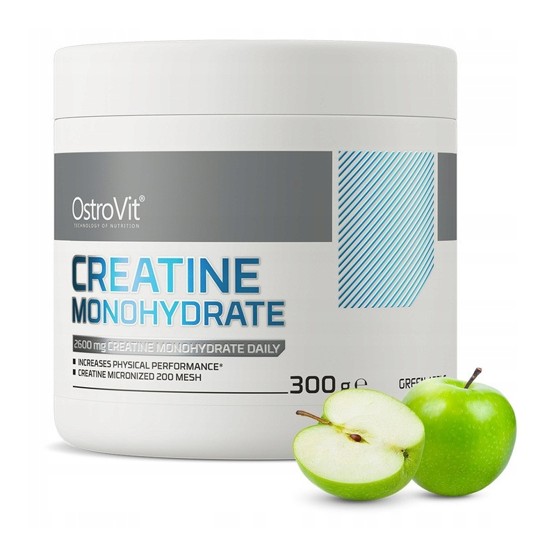 OstroVit Monohydrat Kreatyny 300 g CREATINE SIŁA MOC SPORT - jabłko