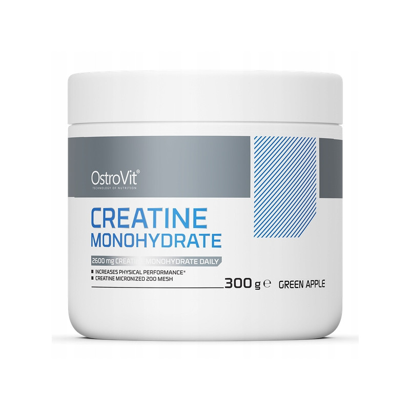 OstroVit Monohydrat Kreatyny 300 g CREATINE SIŁA MOC SPORT - jabłko