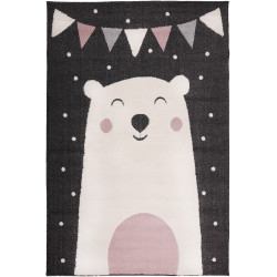 Dywan Skandi Kids A1098A ANTHRACITE/CREAM 100x150cm