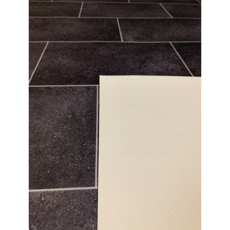 Wykładzina PCV Galerie 599 2m Ciemne Grafitowe Płytki Nowoczesny Wzór