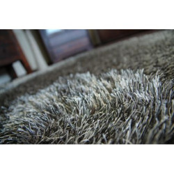 Dywan LOVE SHAGGY koło wzór 93600 taupe koło 120cm Dywan LOVE SHAGGY koło wzór 93600 taupe koło 120cm