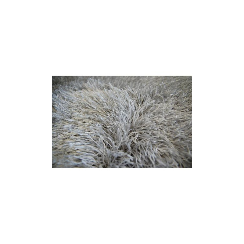 Dywan LOVE SHAGGY koło wzór 93600 srebrny koło 120cm Dywan LOVE SHAGGY koło wzór 93600 srebrny koło 120cm