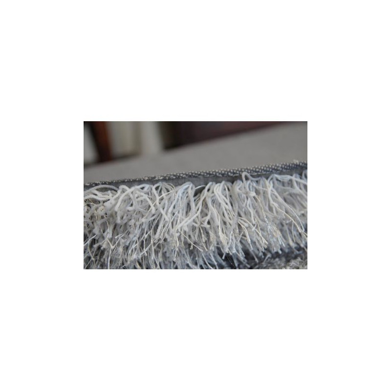 Dywan LOVE SHAGGY koło wzór 93600 srebrny koło 120cm Dywan LOVE SHAGGY koło wzór 93600 srebrny koło 120cm