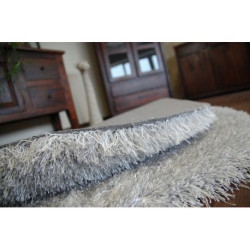 Dywan LOVE SHAGGY koło wzór 93600 srebrny koło 120cm Dywan LOVE SHAGGY koło wzór 93600 srebrny koło 120cm