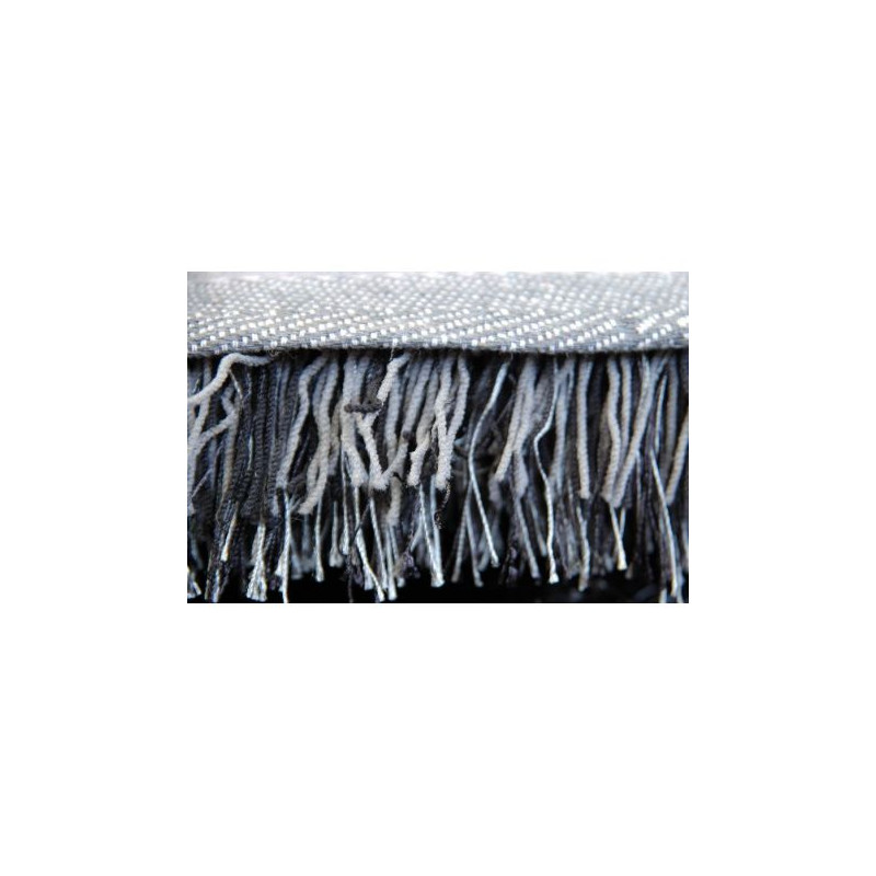 Dywan LOVE SHAGGY koło wzór 93600 czarny koło 120cm Dywan LOVE SHAGGY koło wzór 93600 czarny koło 120cm