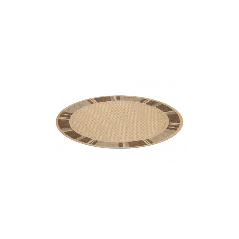 DYWAN SZNURKOWY SIZAL FLOORLUX KOŁO 20195 mais / coffeee koło 120cm DYWAN SZNURKOWY SIZAL FLOORLUX KOŁO 20195 mais / coffeee koło 120cm