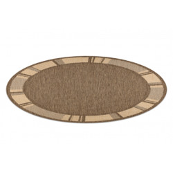 DYWAN SZNURKOWY SIZAL FLOORLUX KOŁO 20195 coffeee / mais koło 120cm