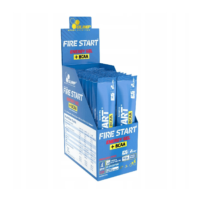 OLIMP FIRE START ENERGY GEL + BCAA 36 g