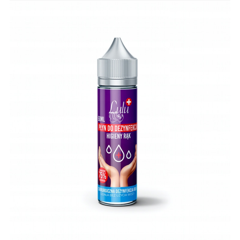 PŁYN DO DEZYNFEKCJI HIGIENY RĄK LULU 50ML 75% ALKO