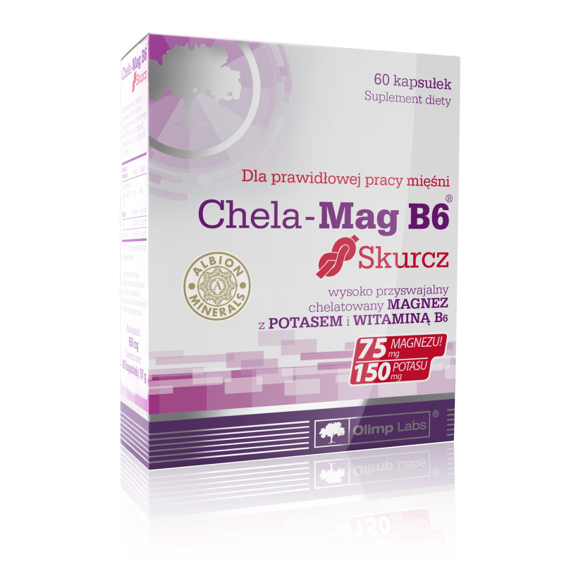 OLIMP CHELA - MAG B6 SKURCZ NOWOŚĆ MAGNEZ + POTAS OLIMP CHELA - MAG B6 SKURCZ NOWOŚĆ MAGNEZ + POTAS