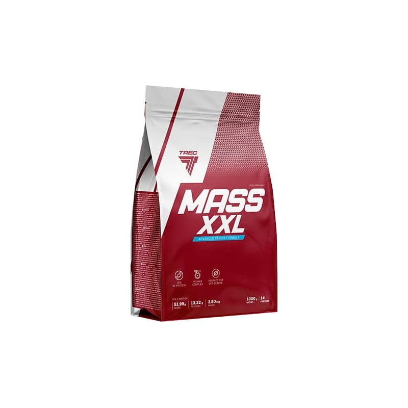 TREC GAINER Mass XXL 1kg NAJSZYBSZA MASA