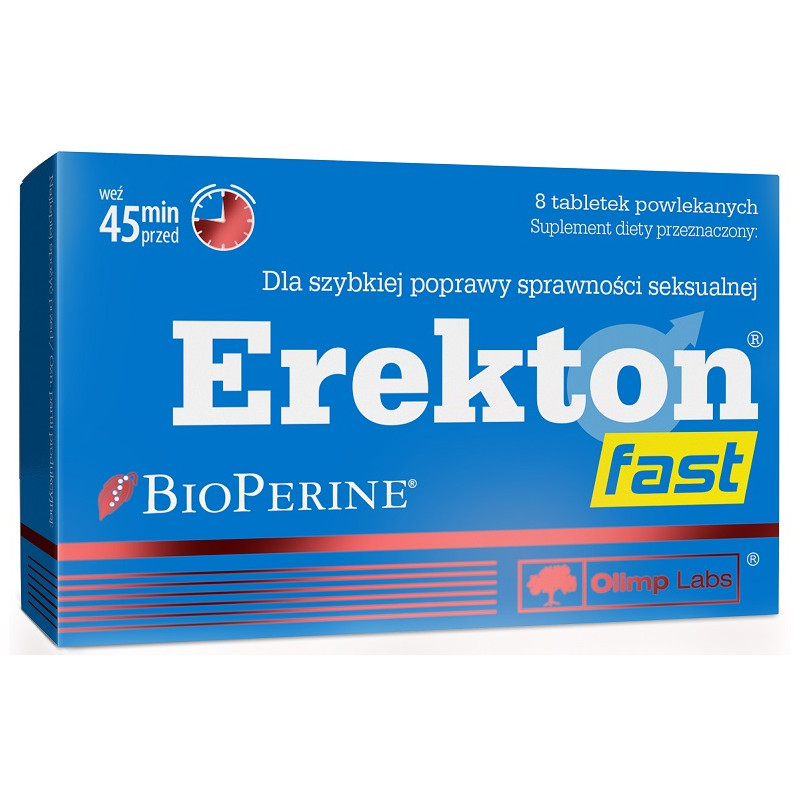 OLIMP Erekton Fast 8 tab SPRAWNOŚĆ SEKSUALNA