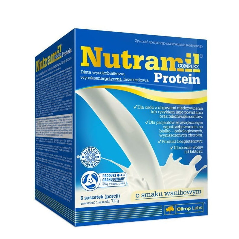 OLIMP Nutramil Complex Protein 6 sasz OLIMP Nutramil Complex Protein 6 sasz