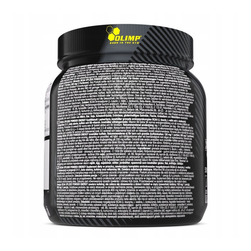 OLIMP BCAA XPLODE ENERGY 500g AMINOKWASY