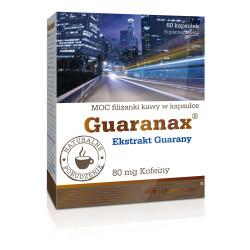 OLIMP GUARANAX 80 mg KOFEINY MEGA POBUDZENIE !!