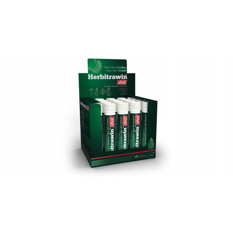 OLIMP HERBITRAWIN SHOT 1 ampułka 25 ml TRAWIENIE OLIMP HERBITRAWIN SHOT 1 ampułka 25 ml TRAWIENIE