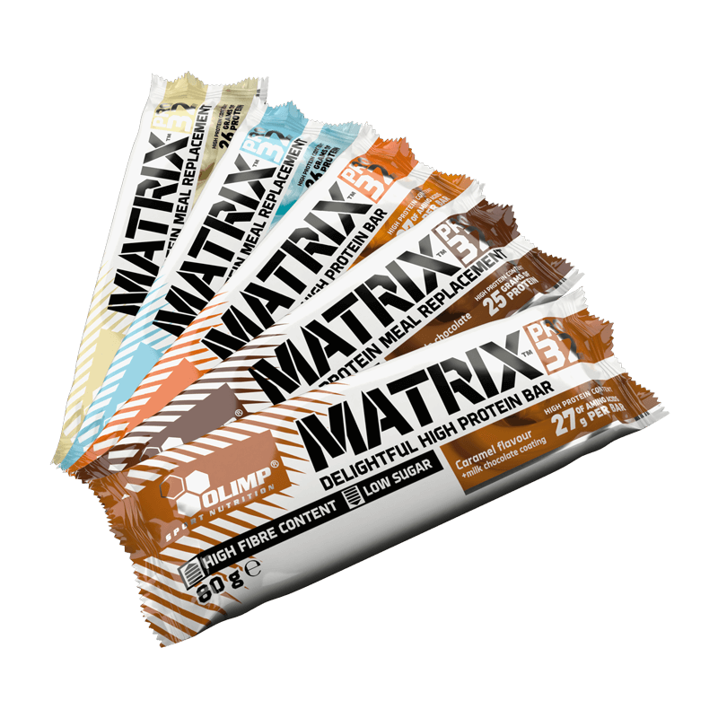 OLIMP MATRIX PRO 32 BATON 80g BIAŁKO