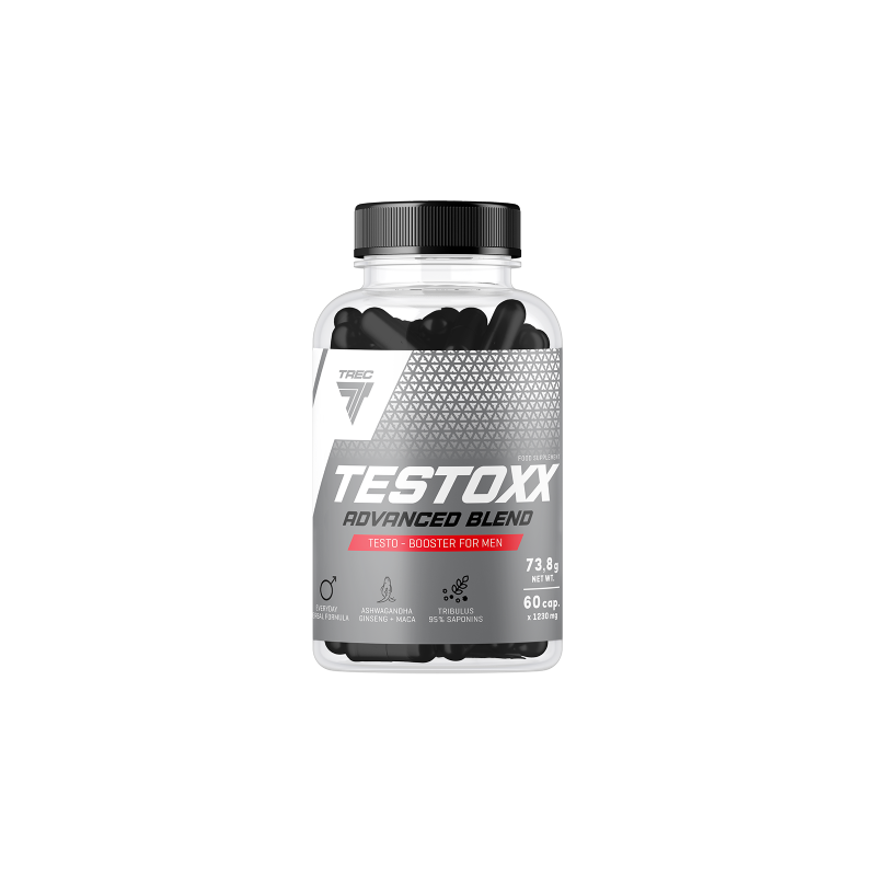 TREC TESTOXX TESTOSTERON TRIBULUS DLA MĘŻCZYZN 60k