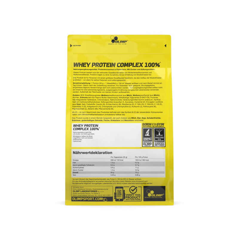 OLIMP WHEY PROTEIN COMPLEX 100% 600g BIAŁKO
