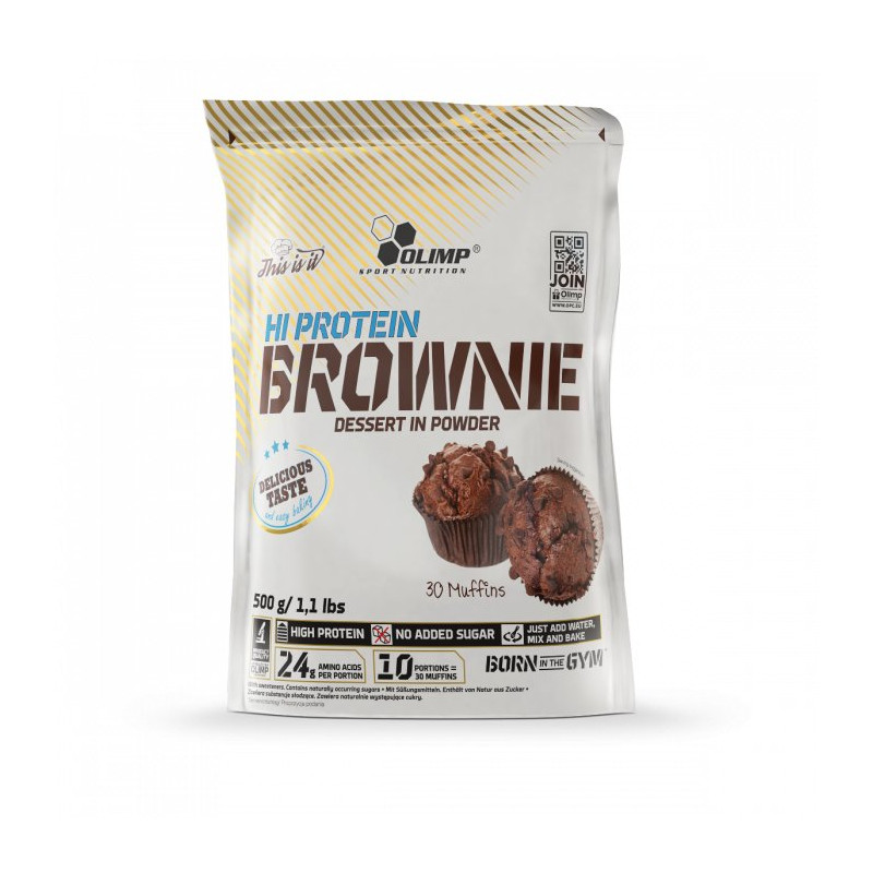 OLIMP Hi Protein Brownie DESER BIAŁKOWY 500g