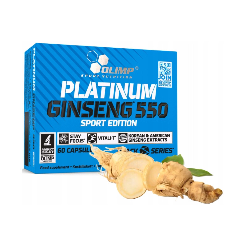 PLATINUM GINSENG SPORT EDITION 550 mg 60 caps PLATINUM GINSENG SPORT EDITION 550 mg 60 caps